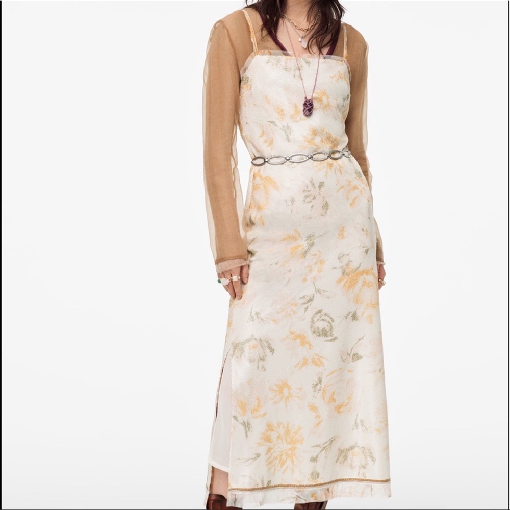 Zara limited edition sequin bead dress US large